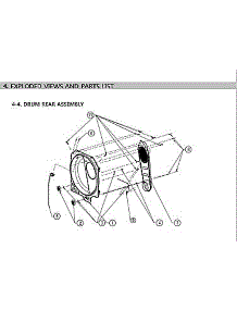 Drum Rear Assy parts for Kenmore Dryer 111.69142120 (11169142120, 111 69142120) from AppliancePartsPros.com