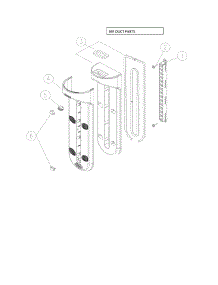 Mf Duct Parts parts for Kenmore Top-Mount Refrigerator 111.69332812 (11169332812, 111 69332812) from AppliancePartsPros.com
