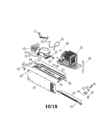 Machine Room parts for Kenmore Top-Mount Refrigerator 111.69339810 (11169339810, 111 69339810) from AppliancePartsPros.com
