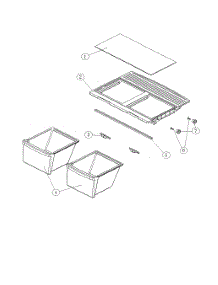 Crisper Shelf & Accessories parts for Kenmore Top-Mount Refrigerator 111.69339810 (11169339810, 111 69339810) from AppliancePartsPros.com