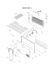 Freezer Parts parts for Kenmore Top-Mount Refrigerator 111.70619911 (11170619911, 111 70619911) from AppliancePartsPros.com