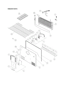 Freezer Parts parts for Kenmore Top-Mount Refrigerator 111.70719910 (11170719910, 111 70719910) from AppliancePartsPros.com