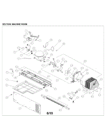 Machine Parts parts for Kenmore Top-Mount Refrigerator 111.71219612 (11171219612, 111 71219612) from AppliancePartsPros.com