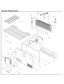 Freezer Parts parts for Kenmore Top-Mount Refrigerator 111.71219612 (11171219612, 111 71219612) from AppliancePartsPros.com