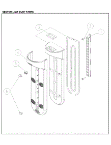 M / F Duct Parts parts for Kenmore Top-Mount Refrigerator 111.71219613 (11171219613, 111 71219613) from AppliancePartsPros.com