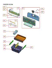 Freezer Room parts for Kenmore Elite Bottom-Mount Refrigerator 11172699120 from AppliancePartsPros.com