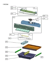 Freezer Room parts for Kenmore Elite Bottom-Mount Refrigerator 11172795120 from AppliancePartsPros.com
