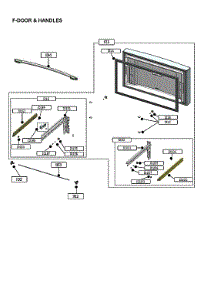 Freezer Door & Handles parts for Kenmore Elite Bottom-Mount Refrigerator 11172797020 from AppliancePartsPros.com
