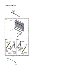 F-Door & Handle parts for Kenmore Elite Bottom-Mount Refrigerator 11173315020 from AppliancePartsPros.com