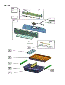 Freezer Room parts for Kenmore Elite Bottom-Mount Refrigerator 11173319120 from AppliancePartsPros.com