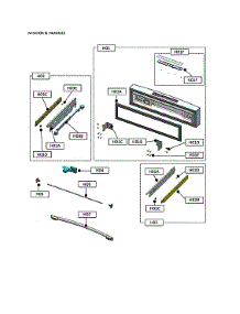 M-Door & Handles parts for Kenmore Elite Bottom-Mount Refrigerator 11173339220 from AppliancePartsPros.com