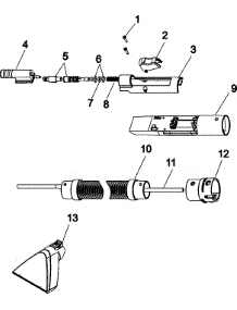 Hose And Tools (111.78400) parts for Hoover Upright Vacuum 11178400 from AppliancePartsPros.com