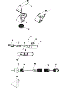 Hose And Tools (111.78401) parts for Hoover Upright Vacuum 11178401 from AppliancePartsPros.com