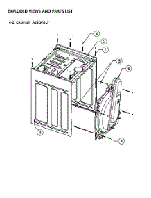 Cabinet Assy parts for Kenmore Dryer 111.79142220 (11179142220, 111 79142220) from AppliancePartsPros.com