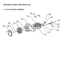 Fan Housing Assy parts for Kenmore Dryer 111.79142220 (11179142220, 111 79142220) from AppliancePartsPros.com