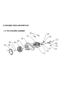 Fan Housing Assy parts for Kenmore Dryer 111.79142220 (11179142220, 111 79142220) from AppliancePartsPros.com