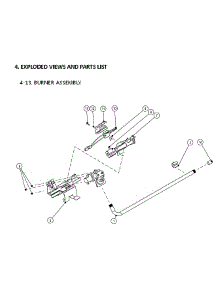 Burner Assy parts for Kenmore Dryer 111.79142220 (11179142220, 111 79142220) from AppliancePartsPros.com