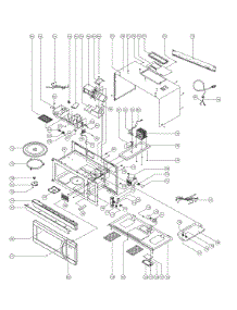 Total Assembly parts for Kenmore Microwave/Hood Combo 111.83513910 (11183513910, 111 83513910) from AppliancePartsPros.com