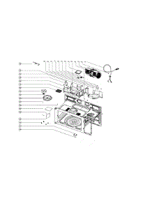 Microwave Cavity / Ventilation Motor parts for Kenmore Microwave/Hood Combo 111.83532910 (11183532910, 111 83532910) from AppliancePartsPros.com