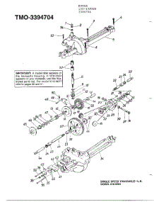 Single Speed Transaxle-L parts for Mtd Gas Walk-Behind Mower 112-508R088 from AppliancePartsPros.com