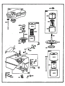 Fuel Tank Assembly parts for Briggs & Stratton Lawn & Garden Engine 11200 TO 112299 (0016 - 0016) from AppliancePartsPros.com
