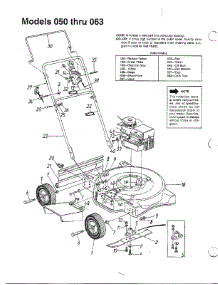 Rotary Mower Page 3 parts for Mtd Gas Walk-Behind Mower 113-040A000 from AppliancePartsPros.com