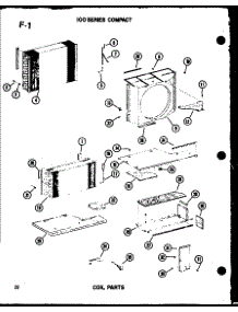 100 Series Compact (113-3Hew / P67231-20R) parts for Amana Room Air Conditioner 113-3HEW/P67231-20R from AppliancePartsPros.com