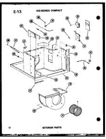 Interior Parts (113-5Ne / P54975-62R) (113-3W / P54975-58R) (113-3Ew / P54975-59R) (113-3Hew / P54975-60R) parts for Amana Room Air Conditioner 113-3N/P54975-36R from AppliancePartsPros.com