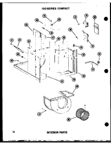 Interior Parts (113W-3W / P54975-64R) (113W-3Ew / P54975-65R) (Es-108-2R / P54975-91R) (113-3W / P54975-92R) (113-3Ew / P54975-93R) (113-3Hew / P54975-94R) parts for Amana Room Air Conditioner 113-3W/P54975-92R from AppliancePartsPros.com
