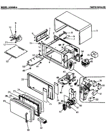 Microwave Parts (La12300.A) parts for Amana Countertop Microwave 1131.A from AppliancePartsPros.com