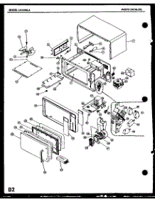 Microwave Parts (La15300.A) parts for Amana Countertop Microwave 1131.B from AppliancePartsPros.com