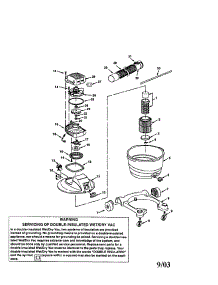 Drum / Wheel / Lid / Motor parts for Craftsman Wet/Dry Vacuum 113170370 from AppliancePartsPros.com