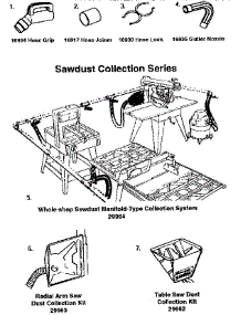 Accessories And Sawdust Collection Series parts for Craftsman Wet/Dry Vacuum 113177060 from AppliancePartsPros.com