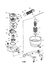 Tank Assembly parts for Craftsman Wet/Dry Vacuum 113177260 from AppliancePartsPros.com
