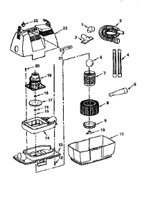 Unit parts for Craftsman Wet/Dry Vacuum 113177300 from AppliancePartsPros.com