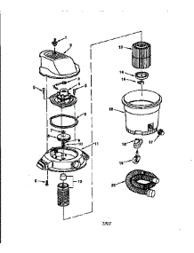Unit parts for Craftsman Wet/Dry Vacuum 113177790 from AppliancePartsPros.com