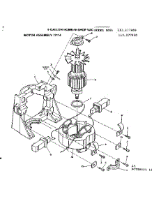 Motor Assembly 73114 parts for Craftsman Wet/Dry Vacuum 113177900 from AppliancePartsPros.com
