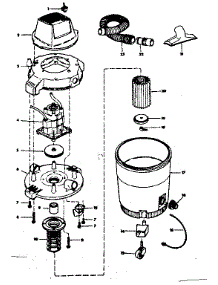 Unit parts for Craftsman Wet/Dry Vacuum 113178080 from AppliancePartsPros.com