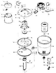 Unit parts for Craftsman Wet/Dry Vacuum 113178770 from AppliancePartsPros.com