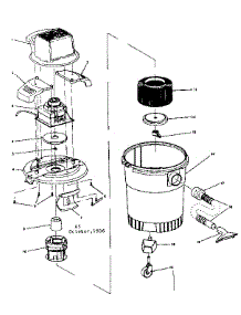 Unit parts for Craftsman Wet/Dry Vacuum 113179120 from AppliancePartsPros.com