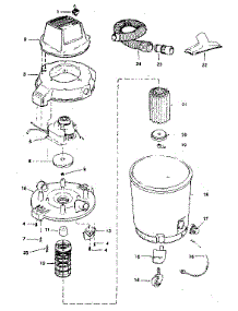 Unit parts for Craftsman Wet/Dry Vacuum 113179151 from AppliancePartsPros.com