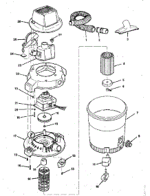 Unit parts for Craftsman Wet/Dry Vacuum 113179190 from AppliancePartsPros.com