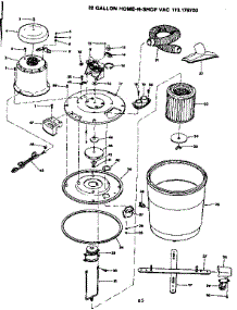 Unit parts for Craftsman Wet/Dry Vacuum 113179700 from AppliancePartsPros.com