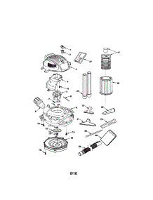 Lid / Collector parts for Craftsman Wet/Dry Vacuum 113179715 from AppliancePartsPros.com