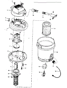 Unit parts for Craftsman Wet/Dry Vacuum 113179831 from AppliancePartsPros.com