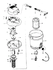 8 Gallon Wet-Dry Vac parts for Craftsman Wet/Dry Vacuum 113179840 from AppliancePartsPros.com
