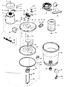 Unit parts for Craftsman Wet/Dry Vacuum 113179881 from AppliancePartsPros.com
