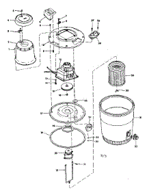 Unit parts for Craftsman Wet/Dry Vacuum 113179932 from AppliancePartsPros.com