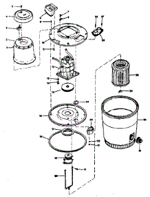 Unit parts for Craftsman Wet/Dry Vacuum 113179951 from AppliancePartsPros.com