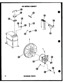 Interior Parts (113W-3W / P54975-64R) (113W-3Ew / P54975-65R) (Es-108-2R / P54975-91R) (113-3W / P54975-92R) (113-3Ew / P54975-93R) (113-3Hew / P54975-94R) parts for Amana Room Air Conditioner 113W-3EW/P54975-65R from AppliancePartsPros.com